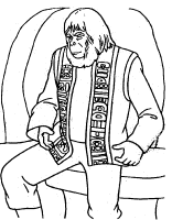 A coloring page of planet of the apes